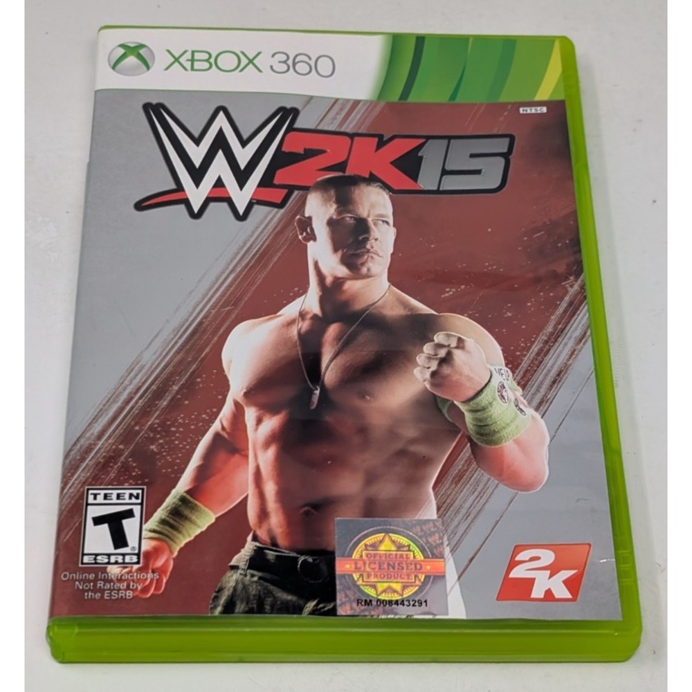 WWE 2K15 Microsoft Xbox 360 2014 w/ Manual Complete | CIB | Tested